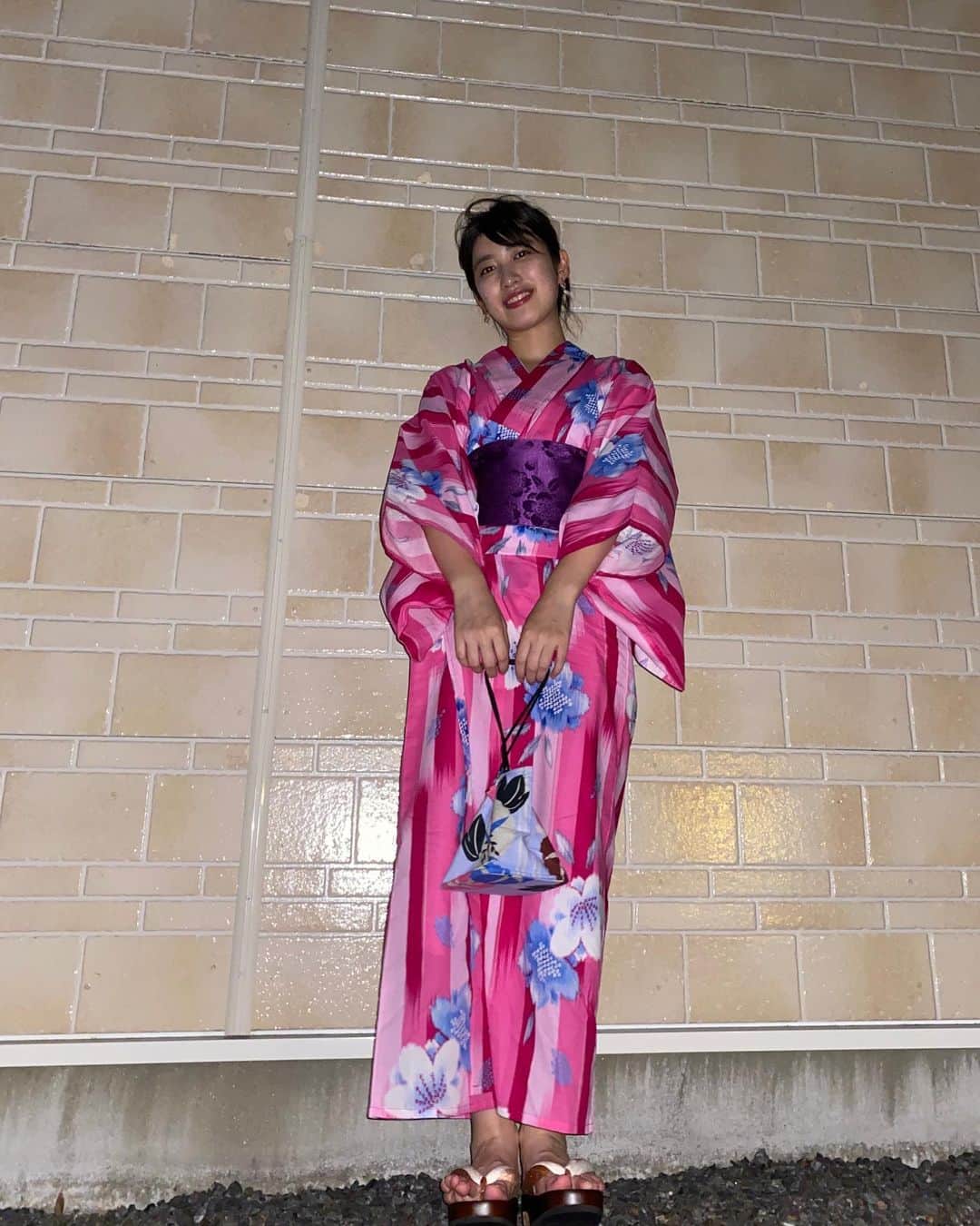 吉田華恋のインスタグラム：「今年初浴衣」