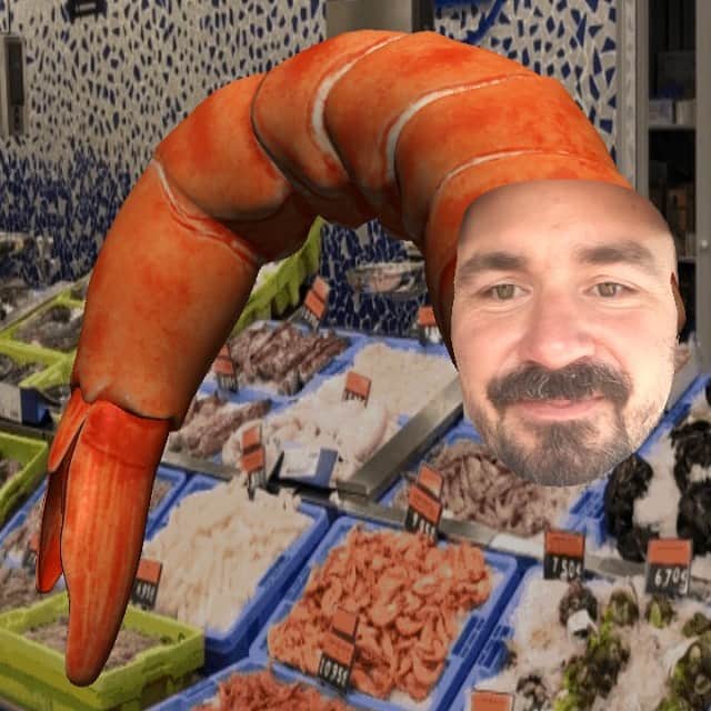 ジャンポールレスパナールのインスタグラム：「. Shrimp up your life! 🦐 🦐🦐🦐🦐🦐🦐」