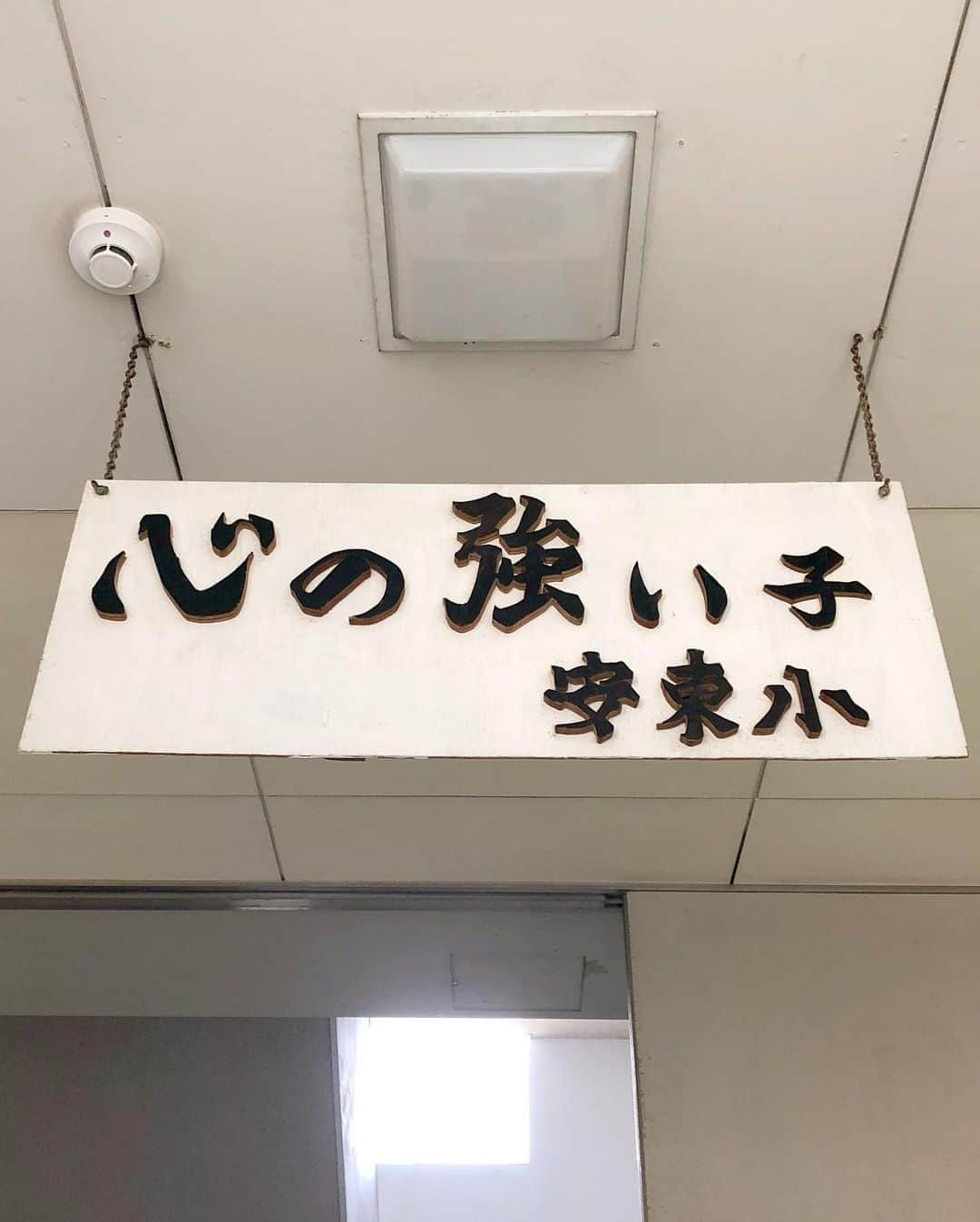 早瀬英里奈さんのインスタグラム写真 - (早瀬英里奈Instagram)「去年の日帰り広島訪問日記✈️ 続き… ・ 私と次女の母校である “広島市立安東小学校”へ行かせて頂きました🏫 ・ 帰り際に門の前で写真を撮っていなかったことに気づき、慌ててシャッターを押した為、とても不自然な角度での一枚になってしまいましたが…(１枚目)笑 ・ 校舎へ入ると廊下や階段を歩くだけで、一気に懐かしさでいっぱいになりました✨ ・ 子供は身体が小さいから、手すりに両手を引っ掛けて滑り降りてる子いたな😂(スクロール３つ目) ※危ないからダメだよ💦 ・ 授業の邪魔にならないよう、思い出の多い図書室に案内して頂きました📖 ・ 保護者の方達が一緒に環境整備されているそうで、とても綺麗に保たれている図書室📕📘📙📗 こちらの図書室からは校庭も見渡せます🔭 ・ そして、もう一つの第二図書室も📖 扉を開けた瞬間から懐かしい匂いがしました🌟 本を借りる時に、本があった場所へ自分の名前が入った板の台本を差し込んむのですが、その台本を見つけてあの頃のワクワクした気持ちが蘇りました🌈 ・ 本を沢山読んだ記憶は無いのですが…笑 興味のある本を見つけることは宝探しのようで楽しかったことを覚えています📚笑 ・ この学校には原爆に関する本や絵本も沢山置いてありました📕📘📙📗 わたし自身もあまり意識はしていませんでしたが、こうした環境の中で無意識に原爆について学んでいた生徒も多かったかもしれません📖 ・ 校庭では、昨日ご紹介した“被爆樹木 アオギリ”や、私達が通っていた頃からある生徒の卒業制作の作品(スクロールして7つ目)を見せて頂き、移動する時には子供達と挨拶を交わすこともでき、とても良い時間を過ごさせて頂きました🪐🎨 ・ 神原校長先生、お忙しい中様々な場所をご案内してくださり、沢山のお話しを聞かせて下さって本当にありがとうございました💐 ・ ・ ・ #広島 #日帰り #三姉妹 #長女 #次女　の #母校 #広島市立 #安東小学校 #懐かしい #思い出 #図書室 #本 #原爆 #校庭 #若くて #優しく #明るい #校長先生 #感謝」8月10日 23時01分 - erina.hayase