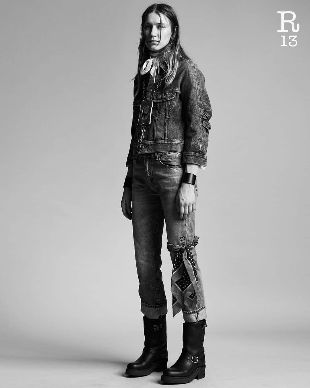 のインスタグラム：「Discover the #R13 PF20 Collection  Now available online at R13.COM #shopr13 #r13 #r13denim」