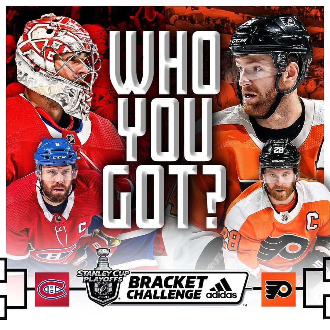 NHLさんのインスタグラム写真 - (NHLInstagram)「The @canadiensmtl and @philadelphiaflyers are poised for an epic first round of the #StanleyCup Playoffs. Who You Got?   Make your picks in the #NHLBracket Challenge now. Link in bio.」8月10日 23時18分 - nhl