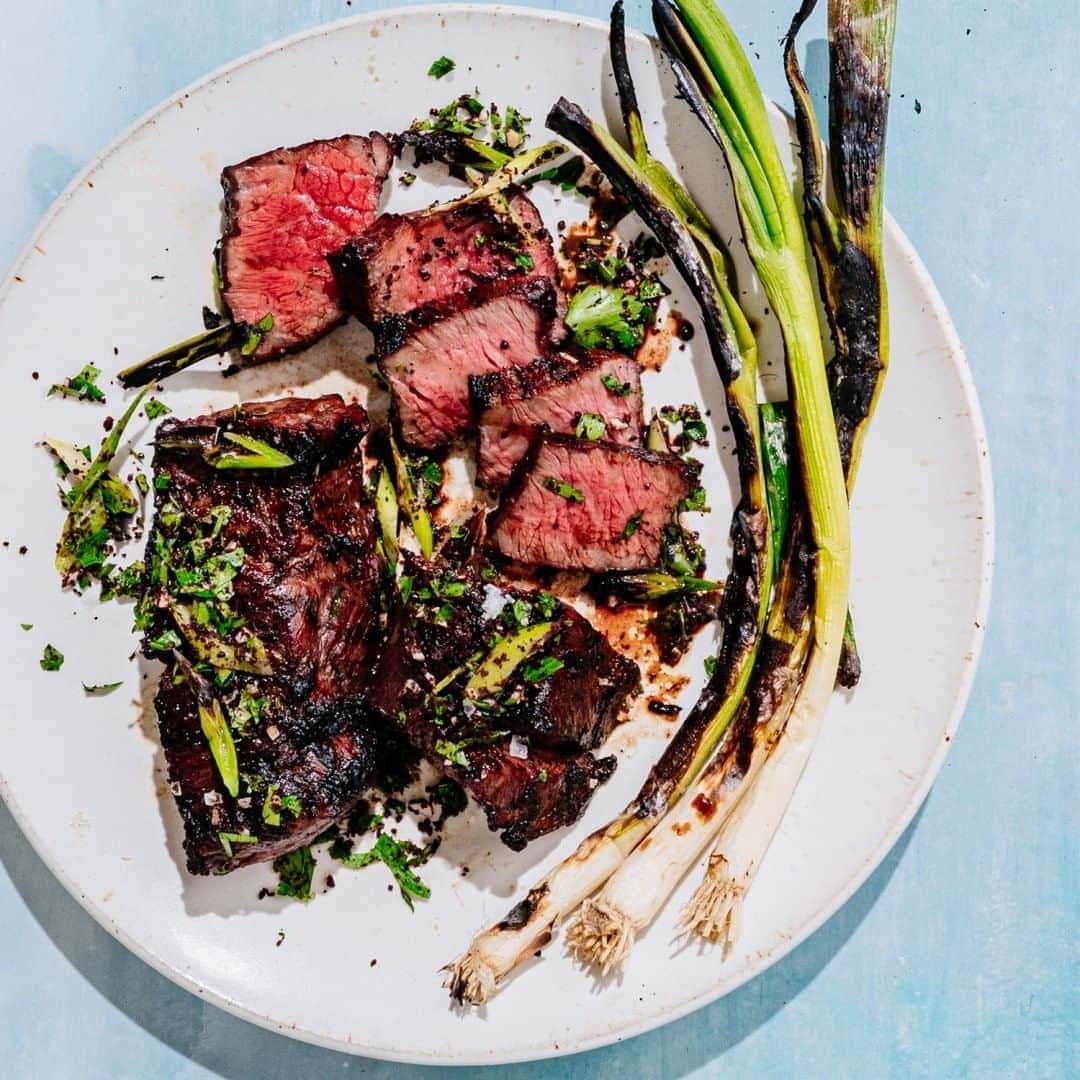 Food & Wineさんのインスタグラム写真 - (Food & WineInstagram)「It turns out that @anntaylorpittman’s favorite “steak” to grill isn’t a steak at all—it’s beautifully marbled boneless short ribs. Typically destined for cold-weather stews and cooked low and slow, these boneless short ribs get perfectly tender on the grill. A quick brush with fish sauce adds a layer of umami, while the brown sugar rub provides a shortcut to charred flavor. Thinly sliced and topped with a charred scallion gremolata, they’re right at home on your late-summer plate. Tap the link in our bio for her recipe. #FWCooks 📷: @ericwolfinger」8月10日 23時23分 - foodandwine