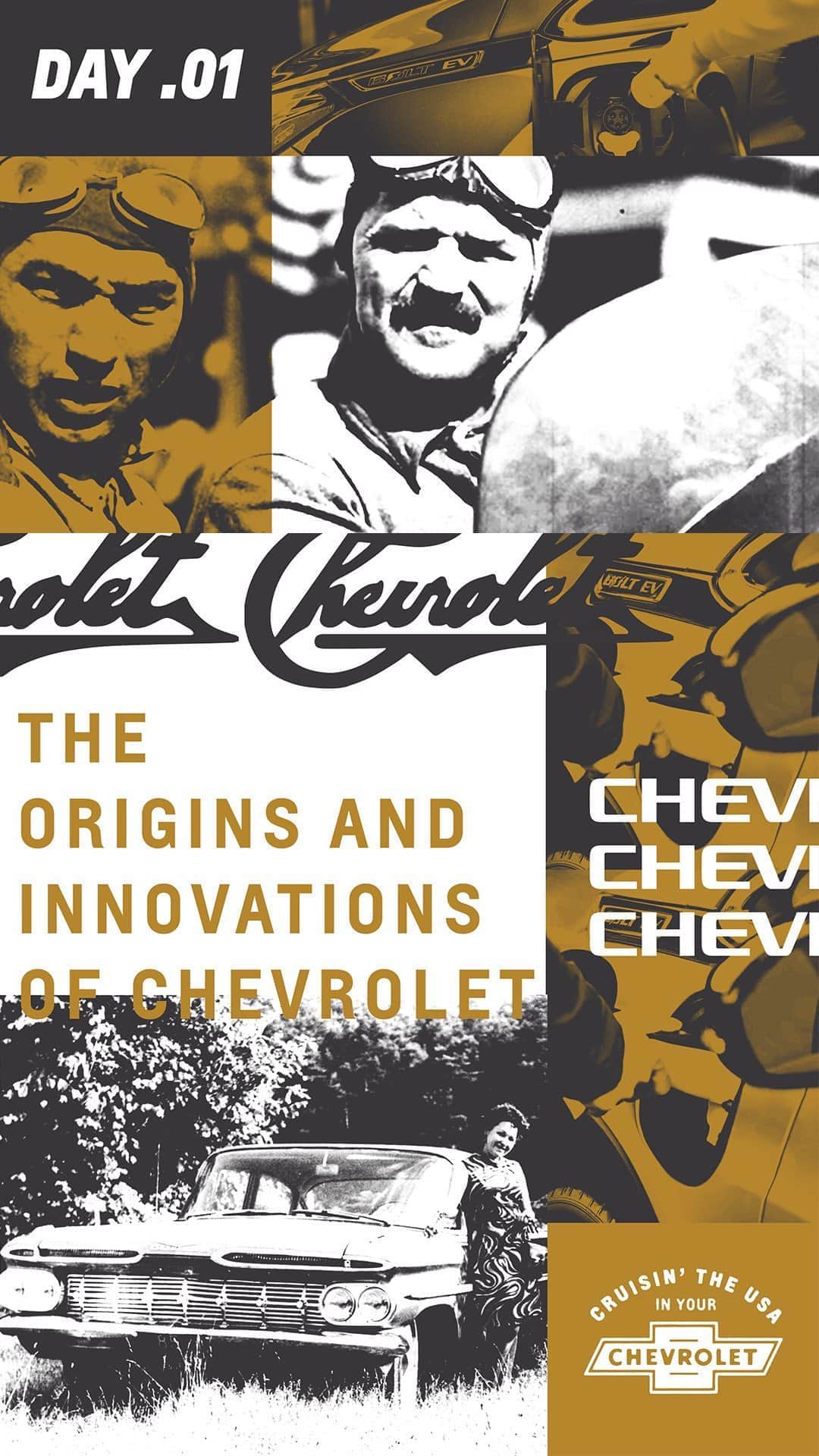 シボレーのインスタグラム：「To kick things off, we’re throwing it back to the beginning. Learn how the ideals of Louis Chevrolet have inspired us to build customer-centric vehicles for more than 109 years. #ChevyLove」