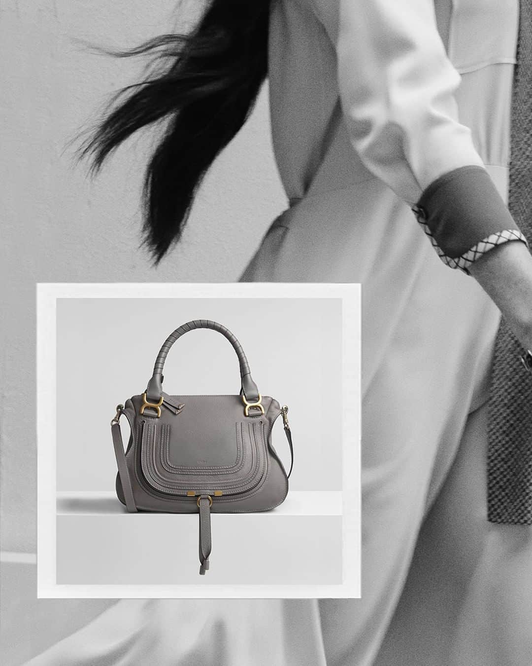 Chloéさんのインスタグラム写真 - (ChloéInstagram)「Feminine curves and equestrian-inspired details: the emblematic features of our iconic Marcie bag  Shop available styles in boutiques and on chloe.com  #CHLOE」8月11日 0時00分 - chloe