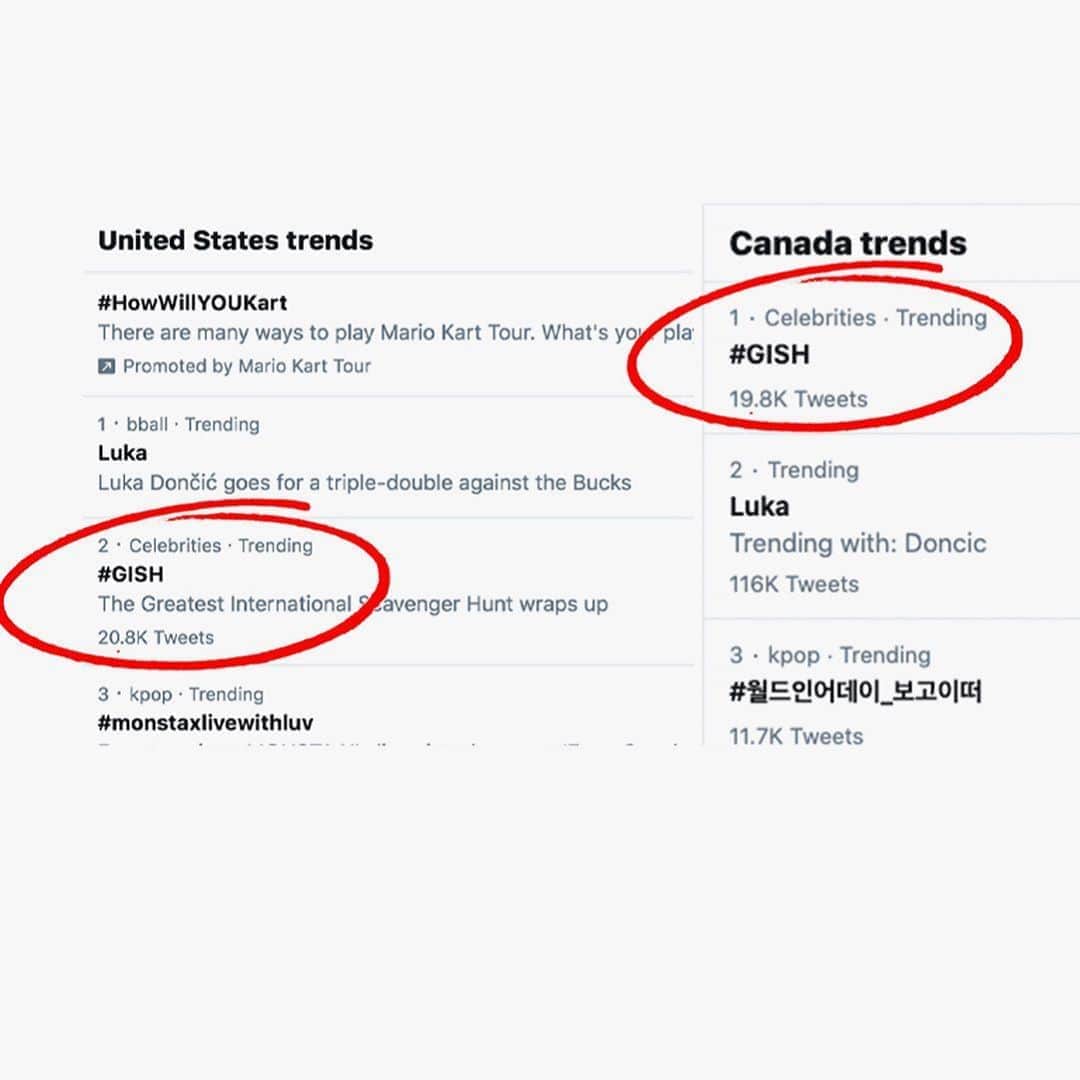ミーシャ・コリンズさんのインスタグラム写真 - (ミーシャ・コリンズInstagram)「The biggest accomplishment of this year's @gish was being the #2 trending topic in the US AND #1 in Canada — oh, & there’s that little matter of raising over $300k for criminal justice reform.   (Thanks for the banner Hunts, guys. Let’s do it again soon.)」8月11日 0時08分 - misha