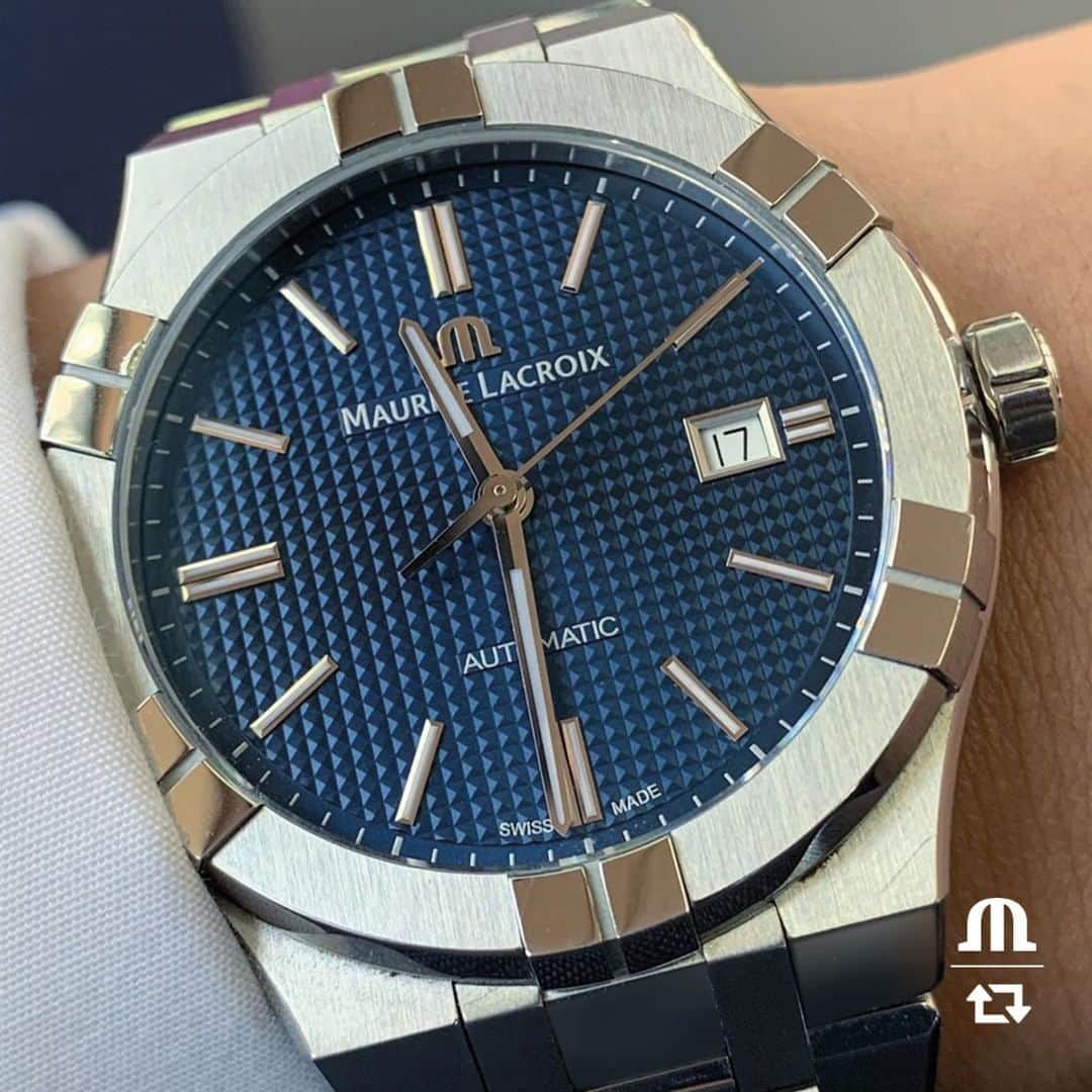 モーリスラクロアさんのインスタグラム写真 - (モーリスラクロアInstagram)「When accuracy becomes a way of living. Embrace the #AIKON Automatic 42mm. #Regram #BeYourAikon #YourTimeIsNow  Thank you @wristdistractions for sharing!  #MauriceLacroix #Watch #Reloj #LuxuryWatch #Swisswatch #HauteHorlogerie #Swisswatchmaking #Watchmaking #Wotd #Watchesofinstagram #Watchfam #Watchlife #Swissmade #Whatsonmywrist #Watchoftheday #Watchaddict #Dailywatches #instawatchdaily #instawatches #Wiwt #Womw」8月11日 0時30分 - mauricelacroix