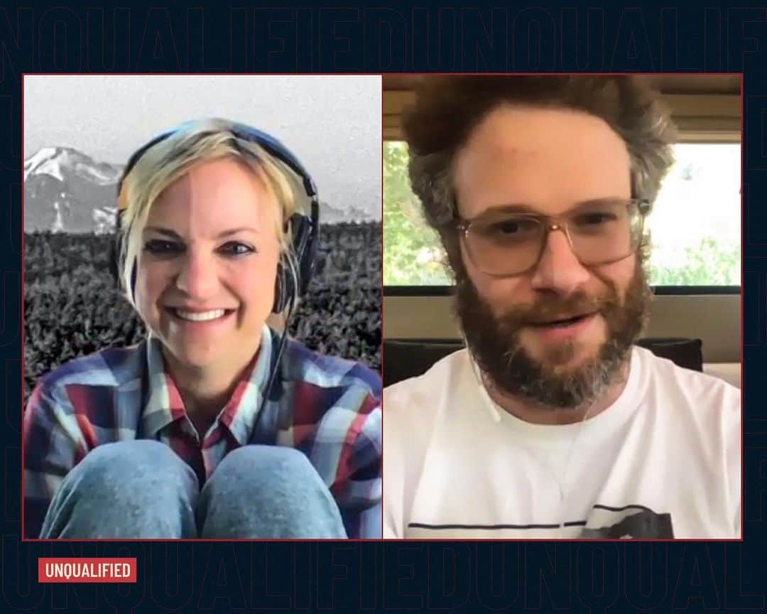アンナ・ファリスのインスタグラム：「Today we’ve got @sethrogen on the show! He talks with Anna about his new movie, how he would love to get high with President Obama, and the joys of watching bad movies. Plus @dansavage is back with his more qualified insight.」