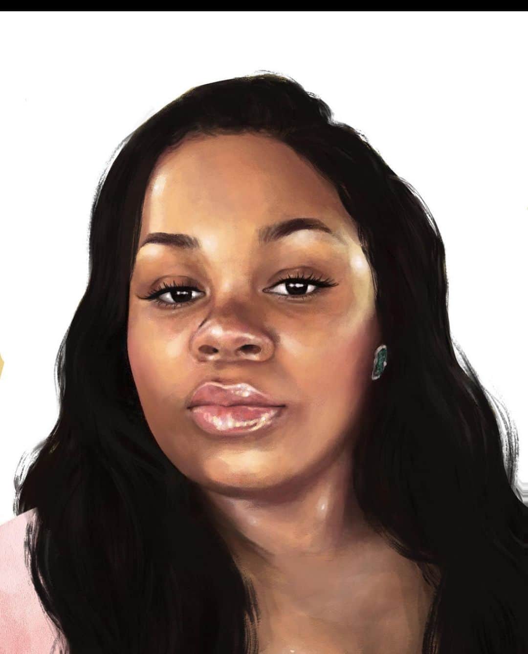 アジャ・ナオミ・キングのインスタグラム：「It’s been 150 days since Breonna Taylor was murdered in her sleep by Jonathan Mattingly, Brett Hankison, and Myles Cosgrove—and her killers have not been charged. Too often Black women who die from police violence are forgotten. Let’s stay loud, keep demanding justice for Breonna and her family, and SAY HER NAME. This campaign and t-shirt was created by @phenomenal in partnership with the Breonna Taylor Foundation, to which all profits will be donated. (Art by @arlyn.garcia)」