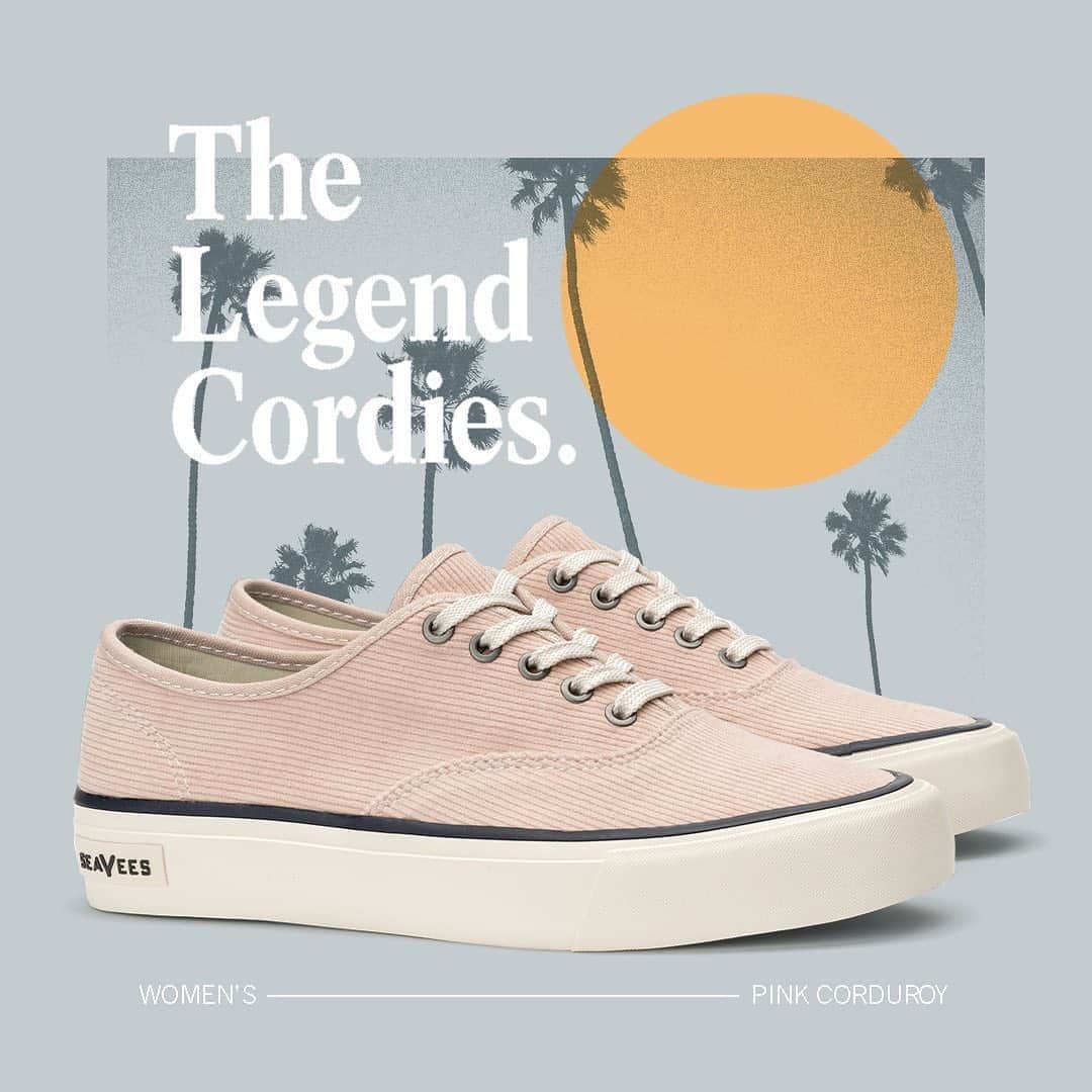 シービーズのインスタグラム：「A shoe so nice we’ve done it twice. Actually... a few times. Our Legend Cordies continue to be a fall best-seller and we’re totally cool with that. Just look at that muted pink 😍」