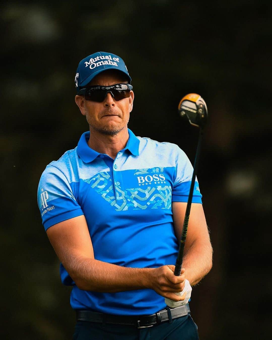 ヘンリク・ステンソンのインスタグラム：「Glad to be back out on the course again, still a strange experience without you guys out there cheering us on!   @pgachampionship @tpchardingpark」