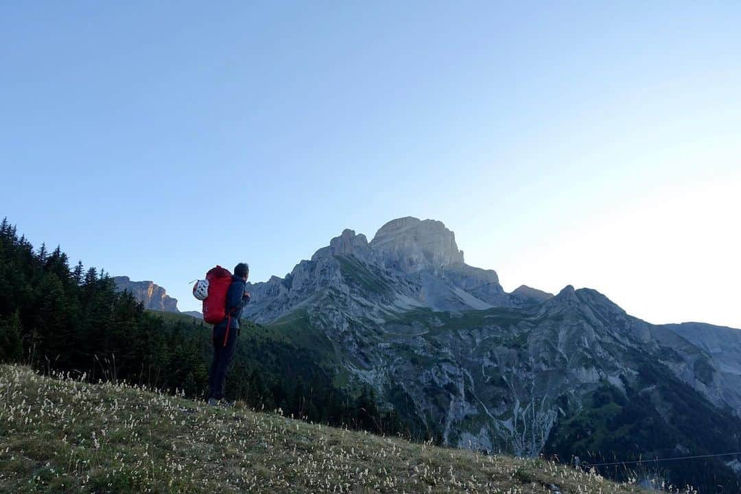 ニナ・カプレツさんのインスタグラム写真 - (ニナ・カプレツInstagram)「I few days ago I had an incredible guiding experience in the “Dévouly”, a region I’ve never climbed before. We climbed the route “Vendange tardive”, (300m/6a+) on the peak Obiou. What a beautiful day, in the middle of a very wild nature.  It’s a real perle and you can find tons of Génépi in the route!  Thanks Jean and Jeremy for that pretty fun day!  #lovenature #multipitch #genepi  @arcteryx @petzl_official @scarpaspa @julbo_eyewear」8月11日 1時36分 - ninacaprez