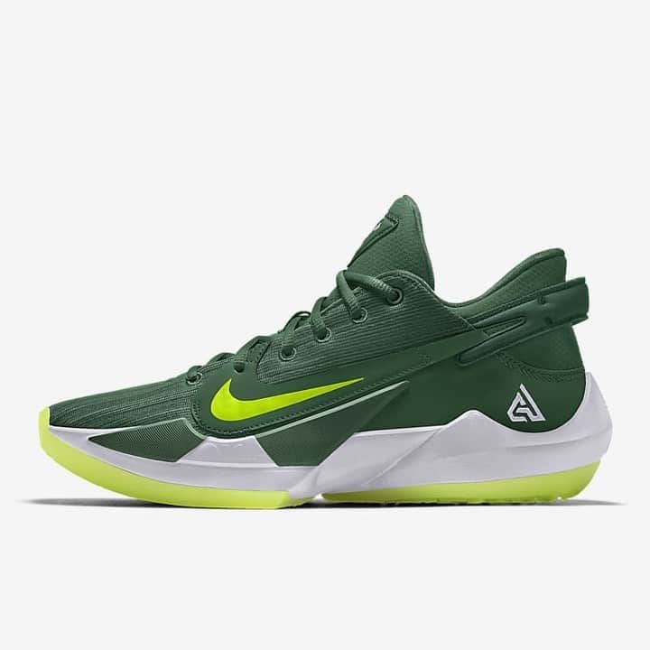 Sneaker Newsさんのインスタグラム写真 - (Sneaker NewsInstagram)「Giannis Antetokounmpo's Nike Zoom Freak 2 is now available for customization on Nike By You. Are you feeling the miniature Swoosh? Hit the link in our bio for a look at some design options, and build your own now.」8月11日 11時01分 - sneakernews