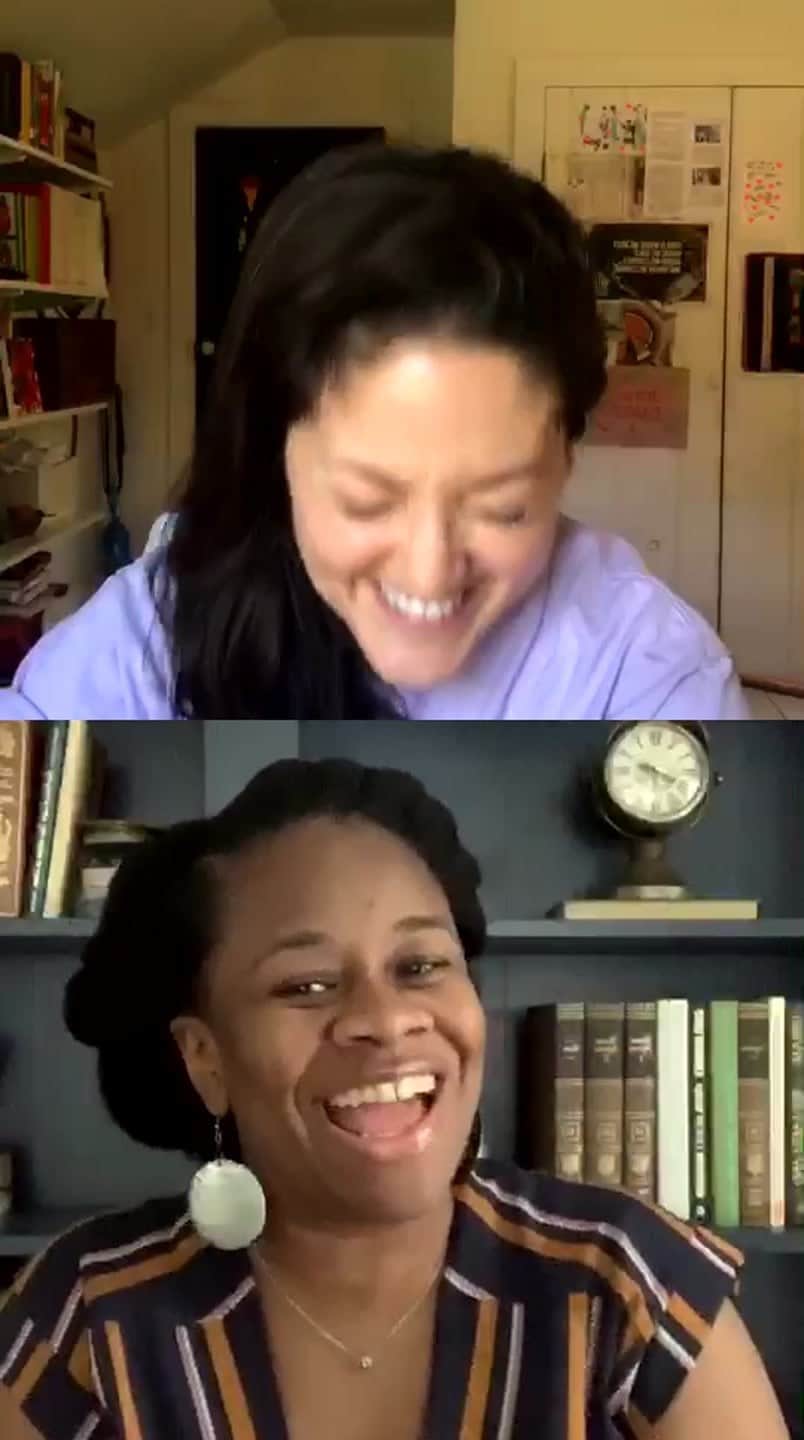 Grace Bonneyのインスタグラム：「@staciesspaces and @grace__bonney talk about PRESS REQUESTS and how to get the payment and credit you deserve ♥️  This Thursday @albieknows and I will be talking LIVE about the myth of free work and how to figure out payment and get what you want. Stay tuned!」