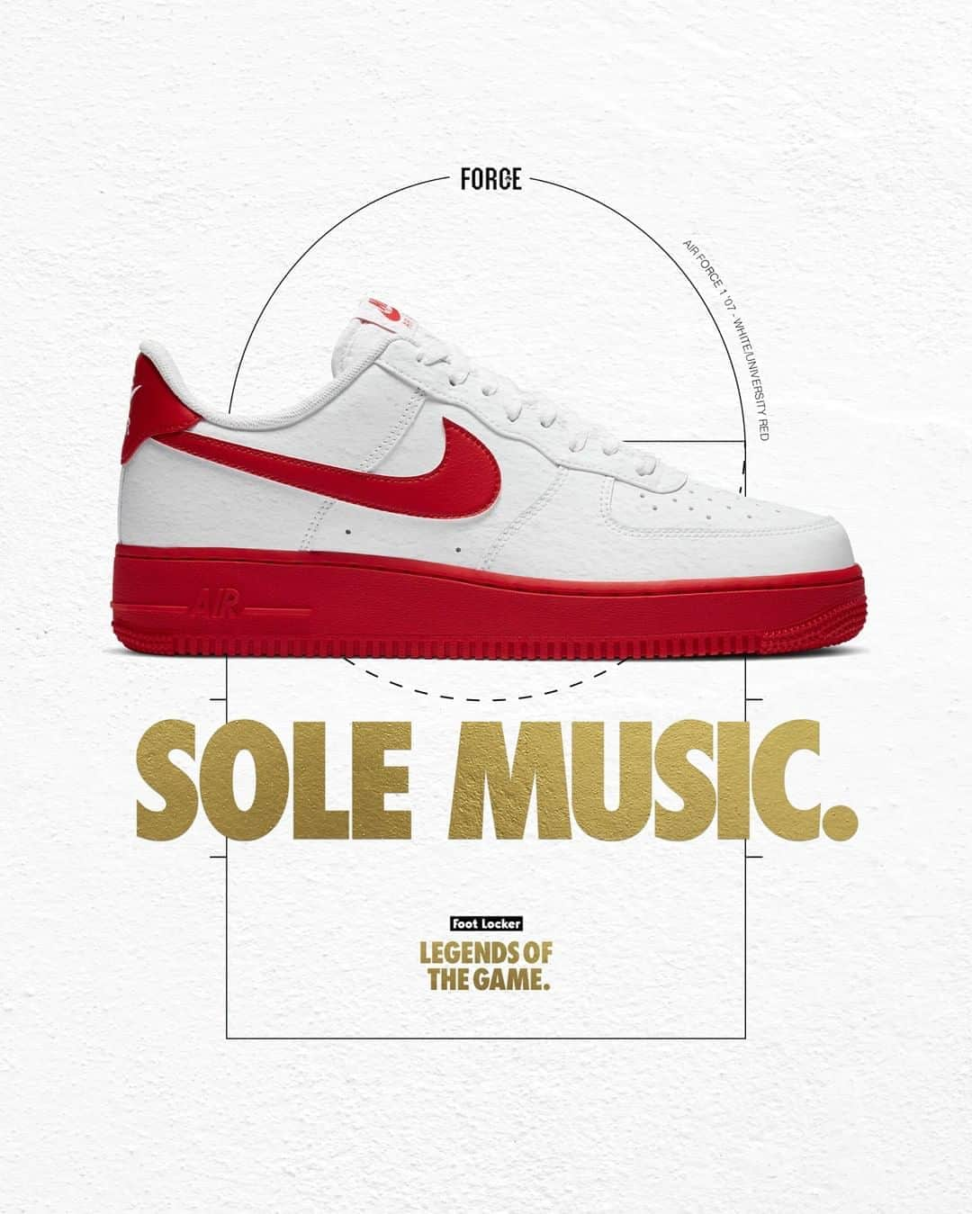 Foot Lockerさんのインスタグラム写真 - (Foot LockerInstagram)「Sole Glow 🔴  Get your AF1s online and in-store!」8月11日 4時15分 - footlocker