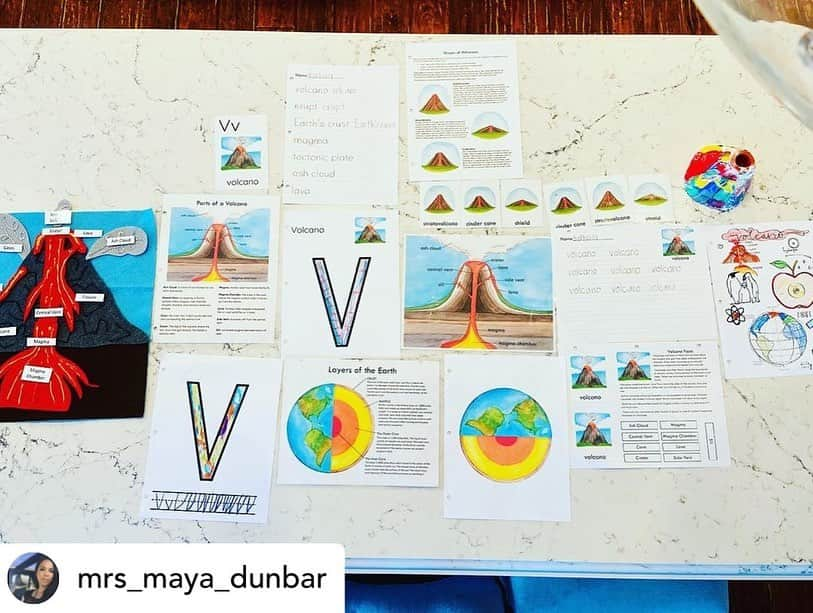 ロックモンド・ダンバーさんのインスタグラム写真 - (ロックモンド・ダンバーInstagram)「Posted @withregram • @mrs_maya_dunbar Happy Monday! I'll be honest, since beginning our homeschooling journey I find myself looking forward to Mondays. Unlike when Berkeley was going to a traditional K. 😊 Today for our science class we learned all about VOLCANOES ! Which tie in beautifully with our Dinosaur/prehistoric unit along with our geography/biomes studies. All of the Dunbar kids had a blast learning about the various aspects of volcanoes then watching our homemade one ERUPT! #blackhomeschoolers #blackhomeschooling #blackhomeschool365 #blackhomeschoolfamily  #blackhomeschoolmom #volcano #volcanoeruption #education #blackeducation」8月11日 8時31分 - rockmonddunbar