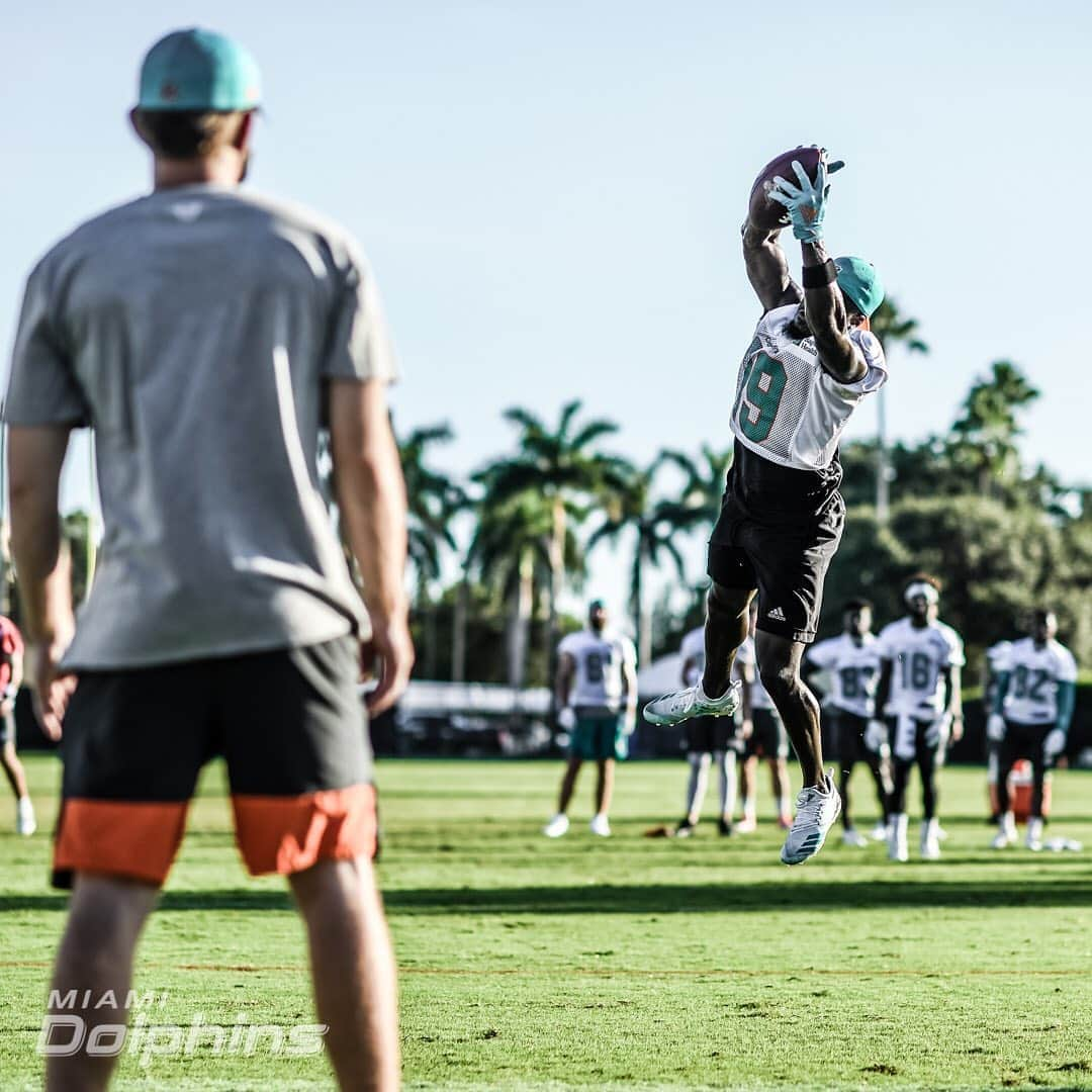 マイアミ・ドルフィンズさんのインスタグラム写真 - (マイアミ・ドルフィンズInstagram)「Clocked in ⏰」8月11日 9時09分 - miamidolphins