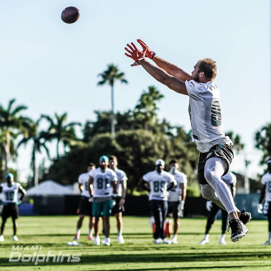 マイアミ・ドルフィンズさんのインスタグラム写真 - (マイアミ・ドルフィンズInstagram)「Clocked in ⏰」8月11日 9時09分 - miamidolphins