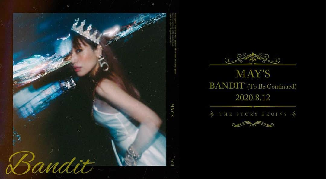 NAUGHTY BO-Zのインスタグラム：「今夜0時、各社一斉配信スタート。  MAY'S New Digital Single 「BANDIT (To Be Continued)」  #MAYS #新曲 #BANDIT #MVは12日19時公開」