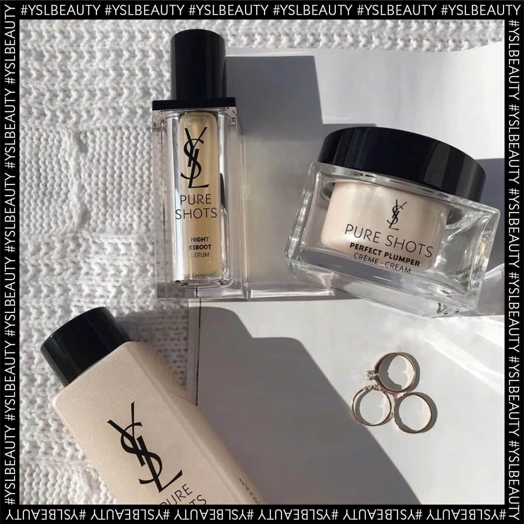 Yves Saint Laurent Beautyさんのインスタグラム写真 - (Yves Saint Laurent BeautyInstagram)「The perfect layers for summer are in your new skincare routine. Lock in moisture and reload your skin with the essentials, with your own customised routine. Visit a YSL Beauty boutique to find the PURE SHOTS that work for you. @angelina_kars PURE SHOTS HYDRA BOUNCE ESSENCE-IN-LOTION PURE SHOTS NIGHT REBOOT SERUM PURE SHOTS PERFECT PLUMPER #yslbeauty #pureshots #stolenlooks」8月11日 20時59分 - yslbeauty