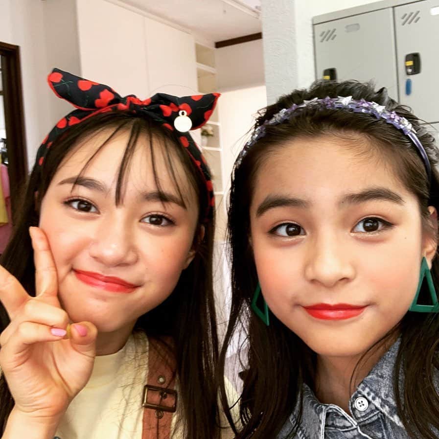 ニコ☆プチのインスタグラム：「﻿ ドアップどーーーん﻿ ﻿ ﻿ #ニコプチ﻿ #犬飼恋彩﻿ #有坂心花」