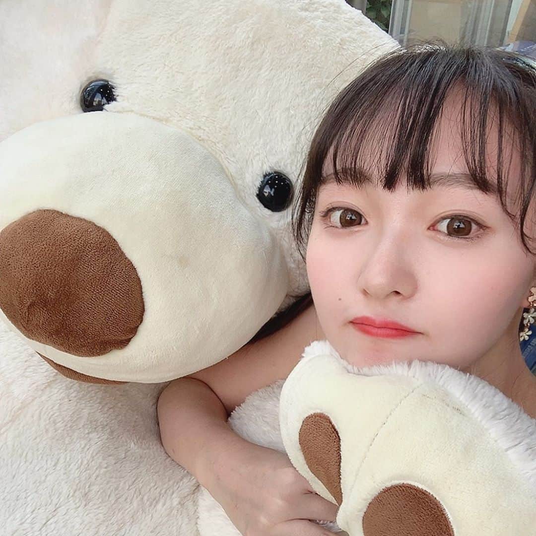 藤本りの加のインスタグラム：「くまさんに出会いました🧸🎈 ・ 本日も投票宜しくお願い致します🌱 プロフィール下のURLから投票ページに飛べます💨 ・ #ミスコン #東洋大学 #ミスミスター東洋2020 #ポートレート撮影 #撮影 #ポートレート #サロンモデル #サロモ #メイク #東京 #都内 #Instagram #instalike #like4like #l4l #instagood #tokyo #toyouniversity #misscontest #japanesegirl」