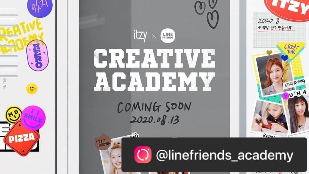 JYPエンターテインメントさんのインスタグラム写真 - (JYPエンターテインメントInstagram)「Mark your calendars! 📆 ⠀ August 13th, 3PM. ITZY’s search for life-long friendship begins at <Creative Academy>. ⠀ Coming soon to LINE FRIENDS YouTube channel. 👉🏻Link in bio ⠀ #Comingsoon #ITZY #Yeji #Lia #Ryujin #Chaeryeong #Yuna #LINEFRIENDS #MIDZY #CreativeAcademy #BROWN @linefriends_academy」8月11日 14時04分 - jypentertainment