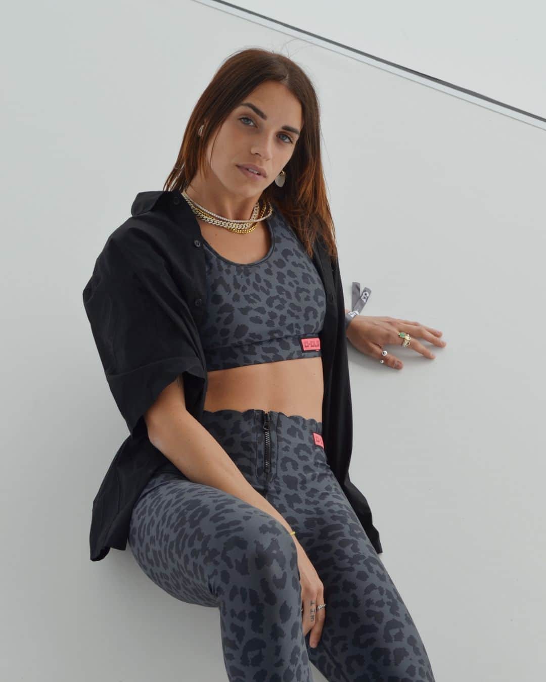 PINKOさんのインスタグラム写真 - (PINKOInstagram)「Step into the wild side of glamourous activewear: our friend @valentinageorgiapegorer rocks our #SS20 sporty bra and leggings combination, starring the signature animal pattern! #PINKO #PINKOStars」8月11日 16時12分 - pinkoofficial