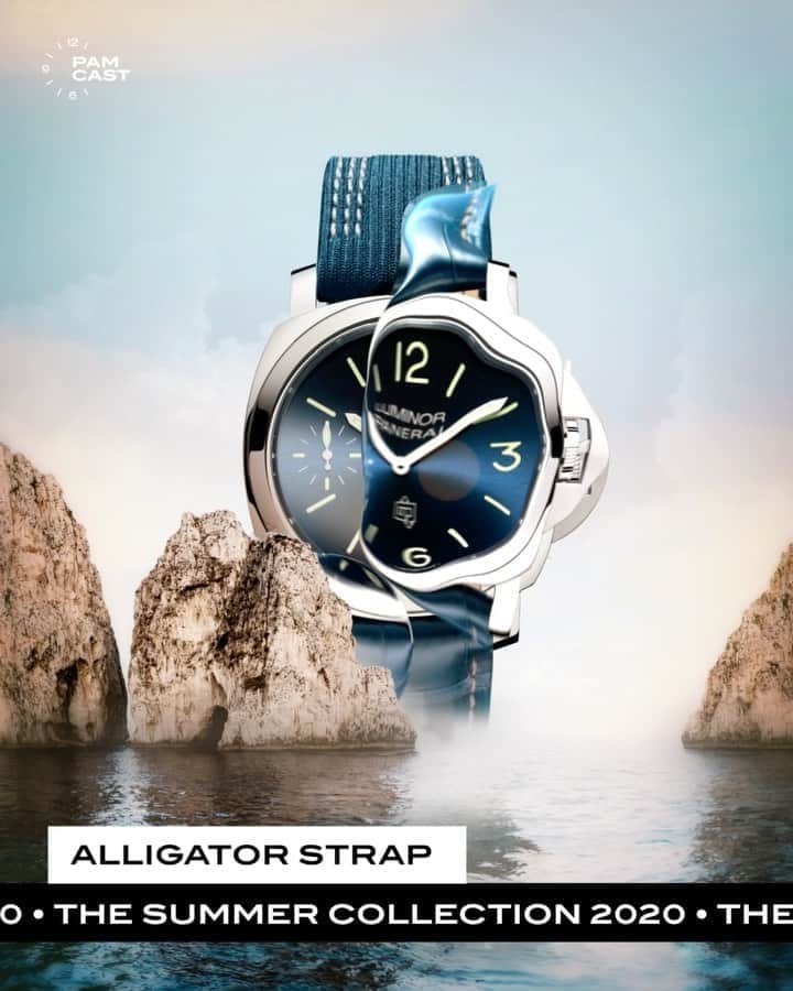 のインスタグラム：「The Summer collection 2020.  The Panerai interchangeable straps are united in strength, quality, and superior style.  Purchase your favourite strap at the link in Bio.  #Panerai #PamCast #PaneraiExperience #Luminor #PaneraiLuminor #pamily #paneristi #risti #watchfam #Watchuseek #BlueDial #paneraistrap #paneraiwatch #paneraipics #watchshot」