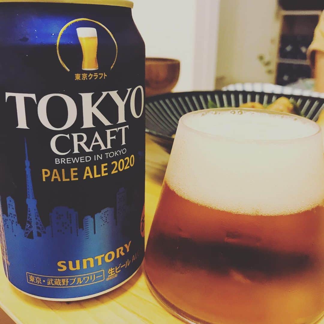 堀井亮佑のインスタグラム：「TOKYO CRAFTのペールエール2020。上質な国産ペールエールが簡単に入手できるようになったなー。美味しい。 #beer #堀井ビールログ  #tokyocraft」