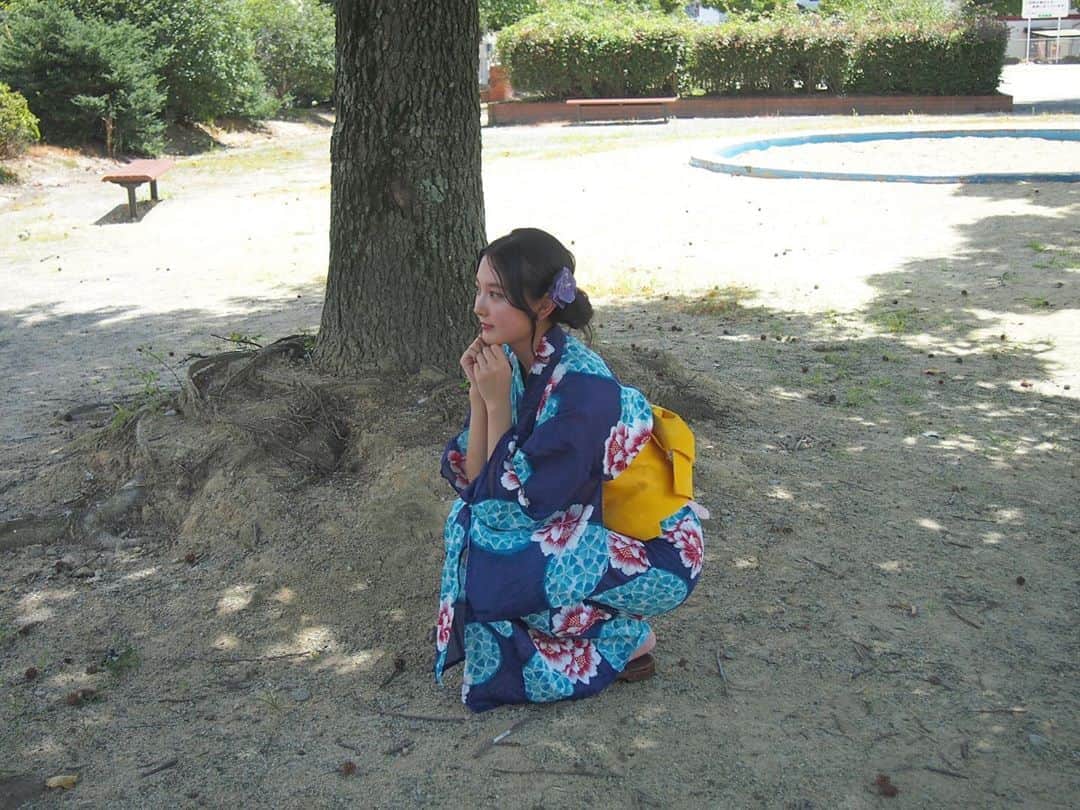 悠花さんのインスタグラム写真 - (悠花Instagram)「今年は夏祭りに行けないから、お家で浴衣きて夏気分を満喫しました🤣💓」8月11日 19時02分 - haruka_217_