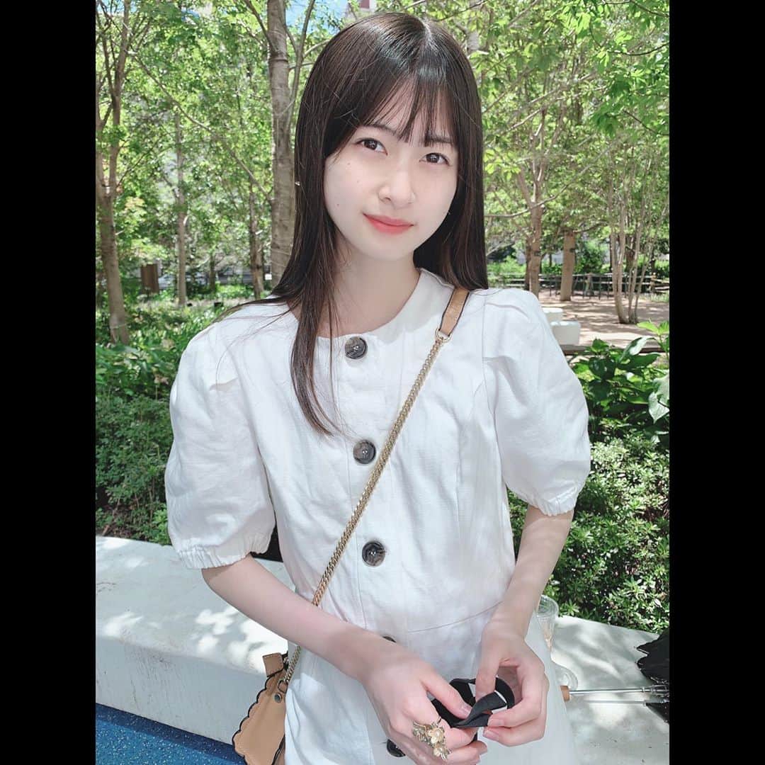 松岡はなのインスタグラム：「暑すぎる...」