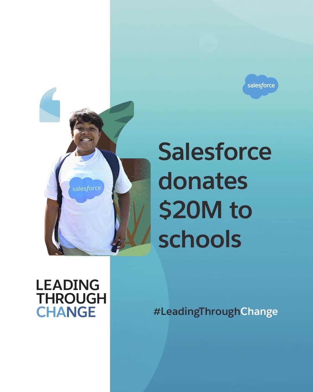 Salesforce さんのインスタグラム写真 - (Salesforce Instagram)「We’re pleased to announce $20M in grants to five school districts to help reimagine learning for the fall. 🐛📚 This brings our total investment in education to $118 million, including $85.4 million to San Francisco and Oakland public schools. Together, we’re #LeadingThroughChange to build an inclusive future for our students and schools. Visit the link in bio to learn more.」8月12日 5時45分 - salesforce