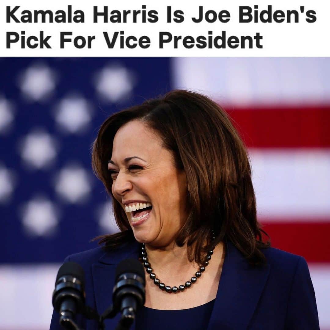 BuzzFeedさんのインスタグラム写真 - (BuzzFeedInstagram)「From @buzzfeednews: “I’ve decided that Kamala Harris is the best person to help me take this fight to Donald Trump and Mike Pence and then to lead this nation starting in January 2021,” Biden said in an email to supporters Tuesday afternoon. Harris would be the first woman and first Black vice president. Read more through the link in our bio. (📸: Elijah Nouvelage / Reuters)」8月12日 5時39分 - buzzfeed