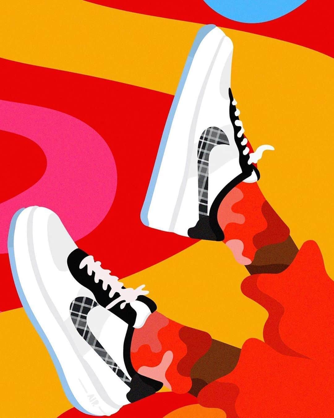 Foot Lockerさんのインスタグラム写真 - (Foot LockerInstagram)「REMIX! We've tapped artist @solacilike to create a series of illustrations for the Nike Remix pack dropping 8/15 🎨 🔥 Which sneaker is your favorite?」8月12日 6時15分 - footlocker