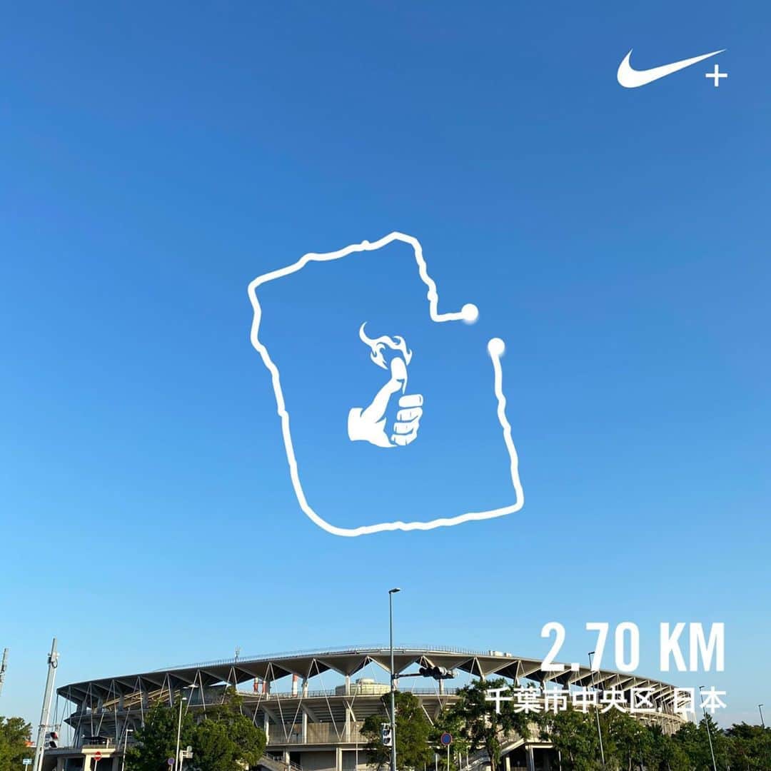 のインスタグラム：「#朝RUN 暑い🥵💦朝一番掃除🧹モーニング営業^_^これからチャリでサロンはGO」