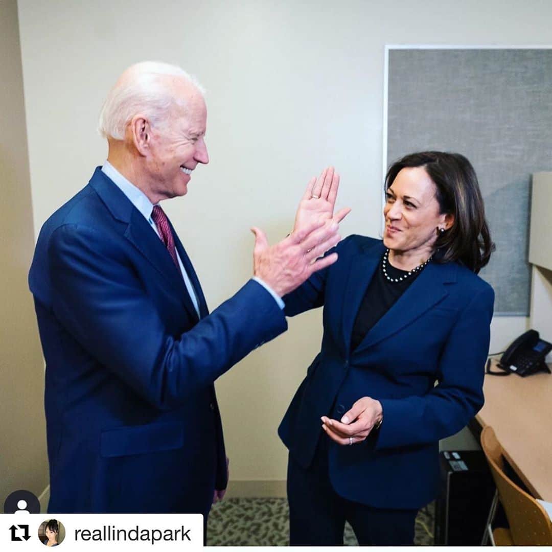 ジェリー・ライアンのインスタグラム：「I am SO IN for this! Absolutely LOVE HER. #bidenharris2020」