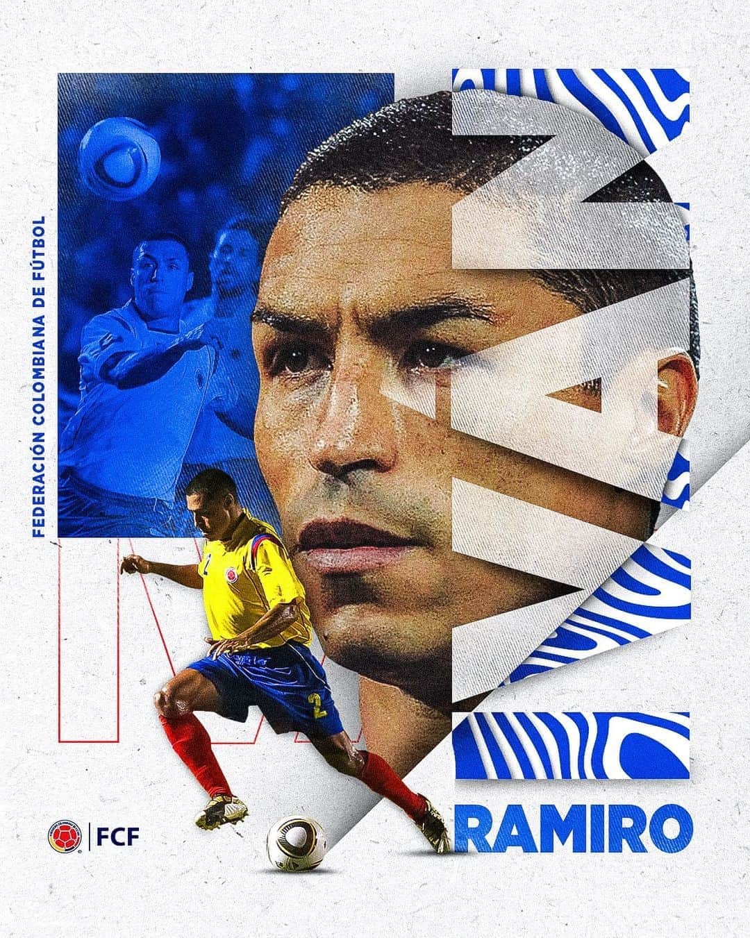 サッカー コロンビア代表チームのインスタグラム：「¡Feliz cumpleaños capitán! 🥳  El autor del gol que nos dio nuestra primera Copa América cumple 4⃣4⃣ años.   @ivanramiroc , gracias por la entrega por esta camiseta y ayudarnos a llenar de gloria los colores de nuestra Selección 🇨🇴」
