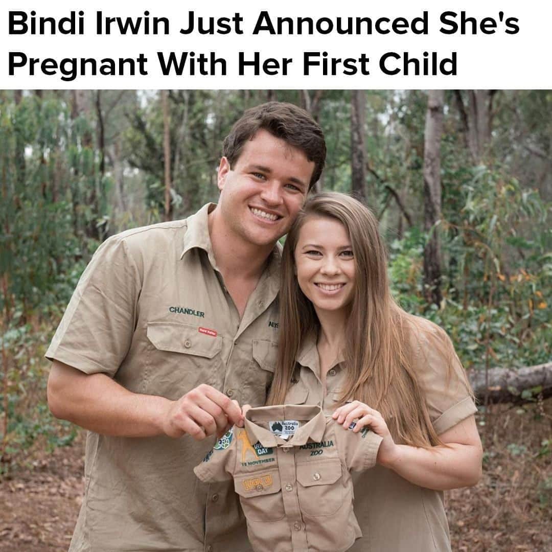 BuzzFeedさんのインスタグラム写真 - (BuzzFeedInstagram)「In today's delightful news, Bindi Irwin just announced she and her husband are expecting their first child and yes, that's the cutest little shirt I've ever seen. Congratulations!!!! 👶✨ Link in bio for the full story.」8月12日 0時00分 - buzzfeed