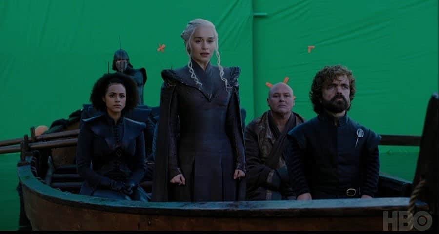 ピーター・ディンクレイジのインスタグラム：「Behind the Scenes. #GameofThrones」