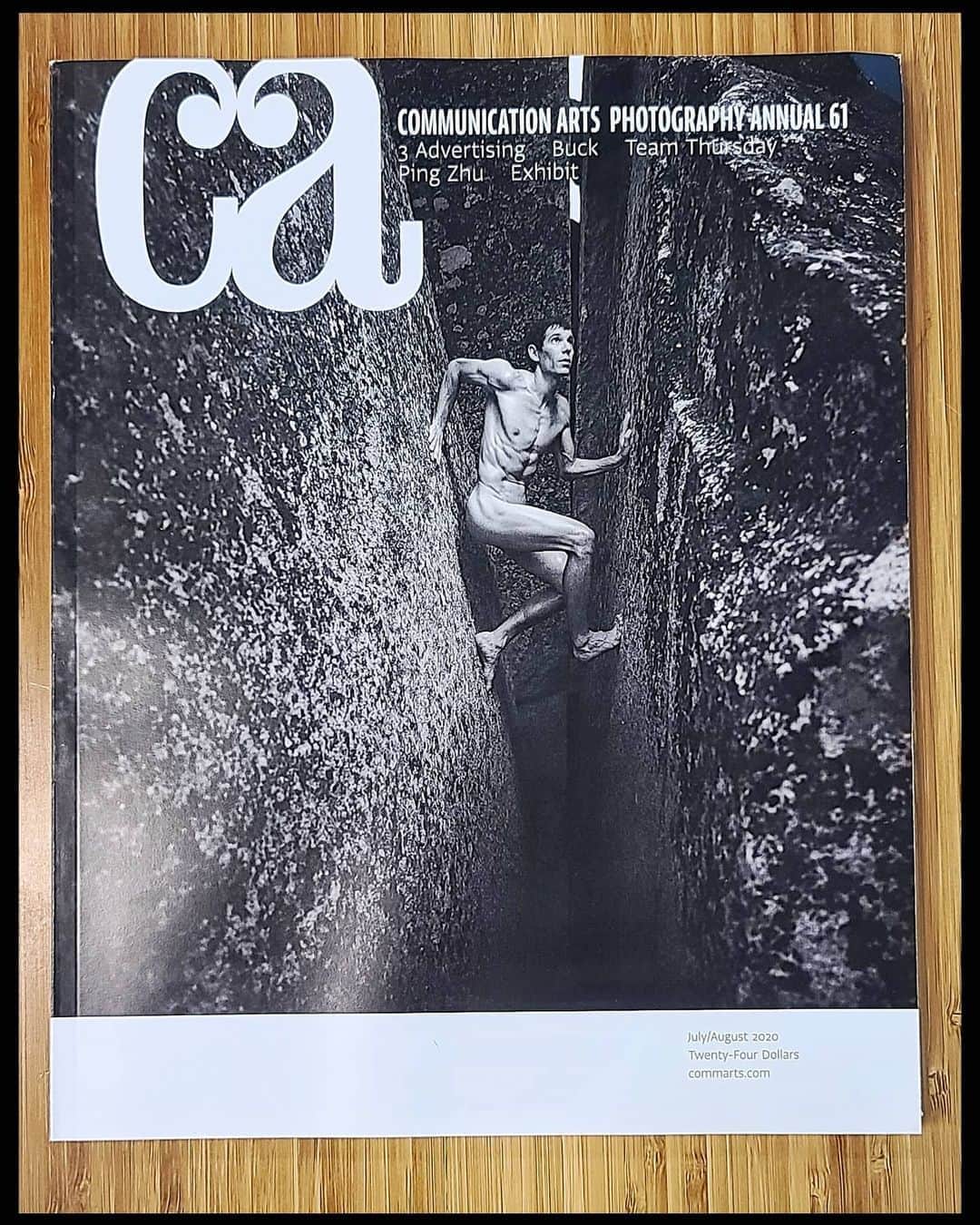 Cory Richardsさんのインスタグラム写真 - (Cory RichardsInstagram)「Big honor @communicationarts for the cover of this year's photo annual! Thanks @alexhonnold & @espn for the trust and @bespokereps and @leblocstudio for bringing this to life. Massive thanks to the whole crew for making this one go this far. Super honored to be surrounded by everyone that made this possible.」8月12日 0時22分 - coryrichards