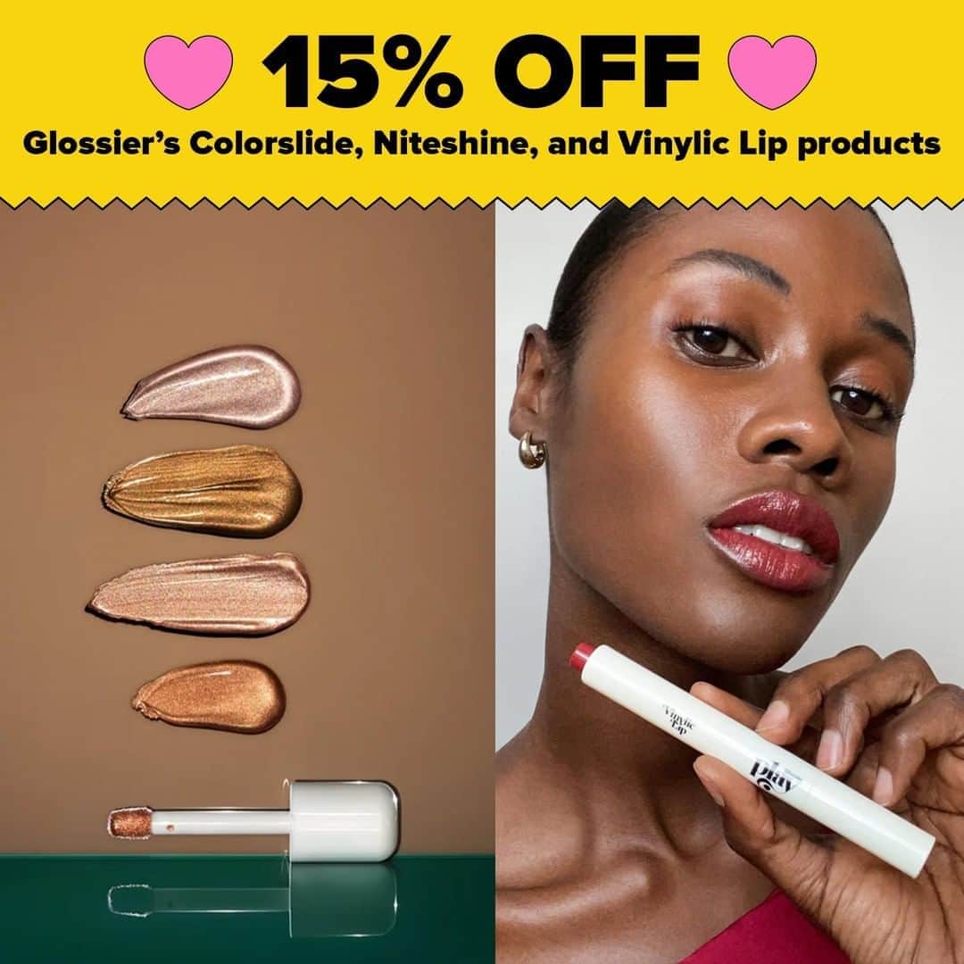 BuzzFeedさんのインスタグラム写真 - (BuzzFeedInstagram)「Pssst, this is a RARE deal! Glossier is offering 15% off on Colorslide, Niteshine, and Vinylic Lip products. Discount is applied at checkout. 💄 Link in bio 👆」8月12日 4時00分 - buzzfeed