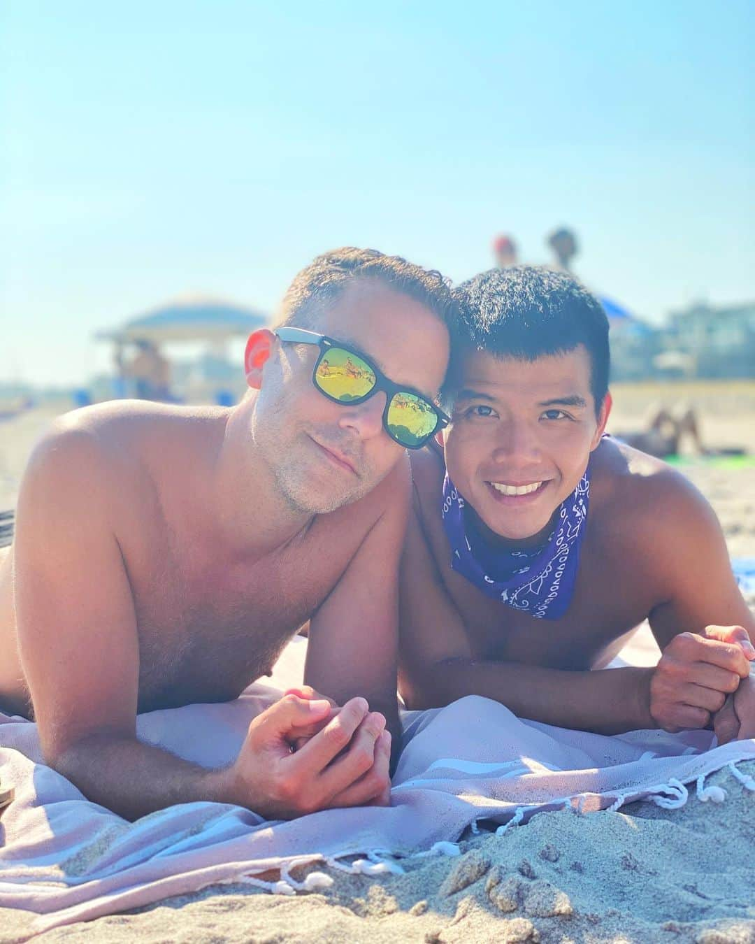 テリー・レオンさんのインスタグラム写真 - (テリー・レオンInstagram)「Another successful trip to #FireIsland where we got to escape Manhattan for a bit and get some much needed quality time on the beach with @jamesababcock and good friends. (Photo credit by the fabulous @themichaelkushner)」8月12日 0時38分 - tellyleung