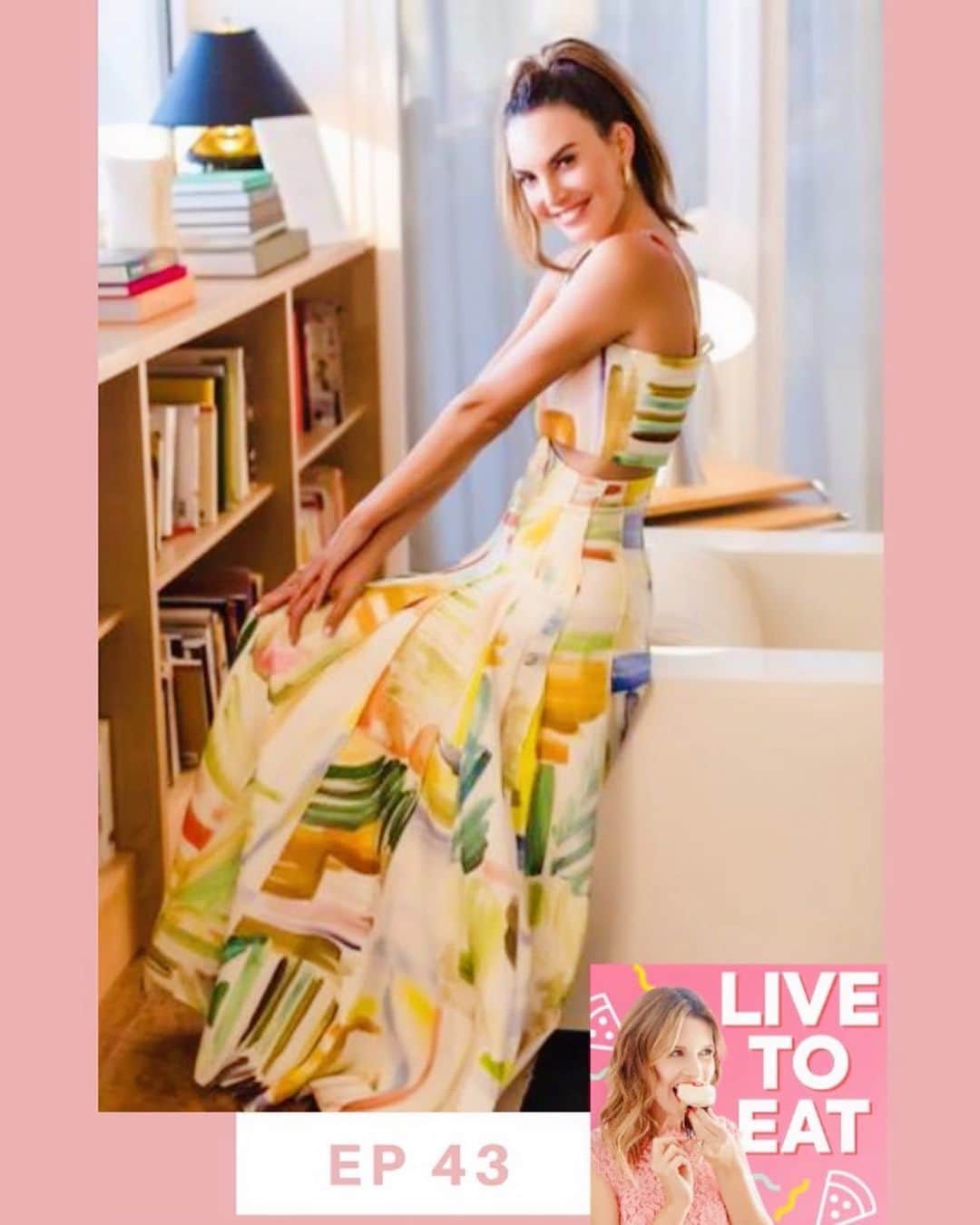 Elizabeth Chambers Hammerのインスタグラム：「Episode 43 of Live to Eat is available now! Join the original cupcake queen, @candacenelson and me, as we bond over a shared love of mayo cake and chat about how I started @BIRDbakery, monster cookies, and share advice for bakers interested in getting into the business.  *Link in bio」