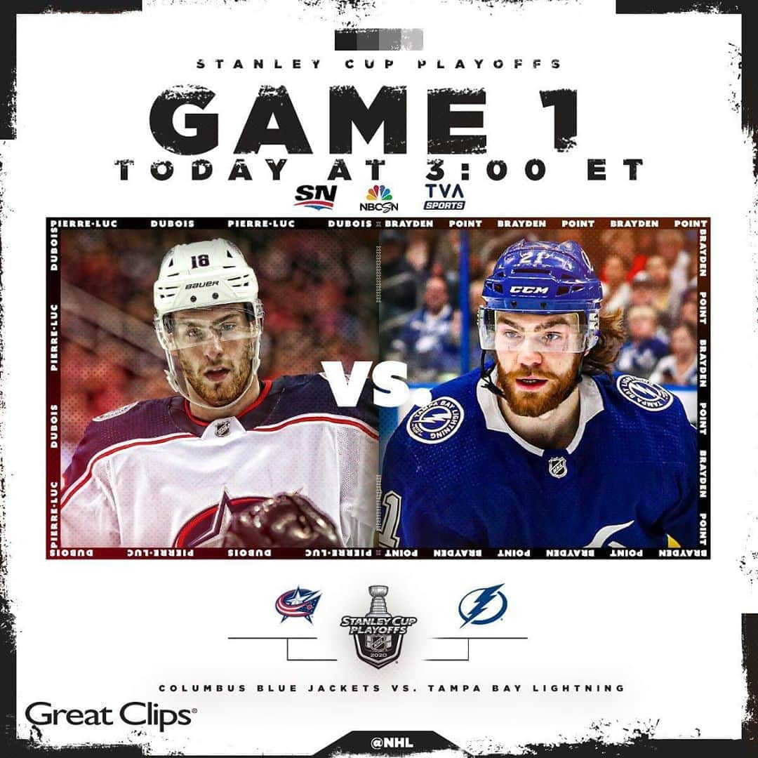 NHLさんのインスタグラム写真 - (NHLInstagram)「A rematch for the ages! Who ya got in Game 1: @bluejacketsnhl or @tblightning?  #StanleyCup Playoffs  📺: 3 ET on @NHLonNBCSports, @Sportsnet & @TVASports」8月12日 2時49分 - nhl