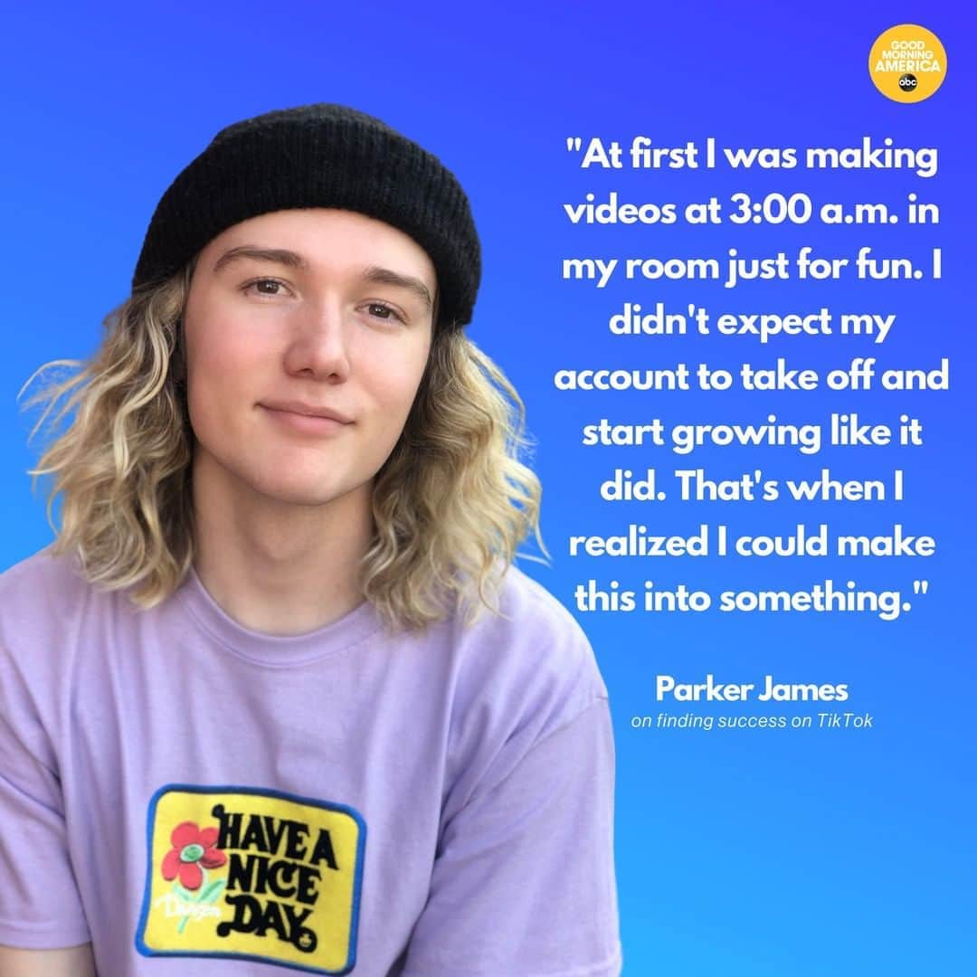 Good Morning Americaさんのインスタグラム写真 - (Good Morning AmericaInstagram)「#ParkerJames, 19, is a social media creator based in Dallas, Texas, who has made a name for himself on TikTok through his family-friendly comedic character "StEvEn." LINK IN BIO for how he went from being an average high schooler to a TikTok powerhouse with over 6 million followers.」8月12日 3時01分 - goodmorningamerica
