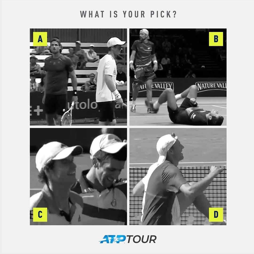 ATP World Tourさんのインスタグラム写真 - (ATP World TourInstagram)「Think about your own doubles matches. 🤔 Which situation would upset you most? 😡」8月12日 3時47分 - atptour