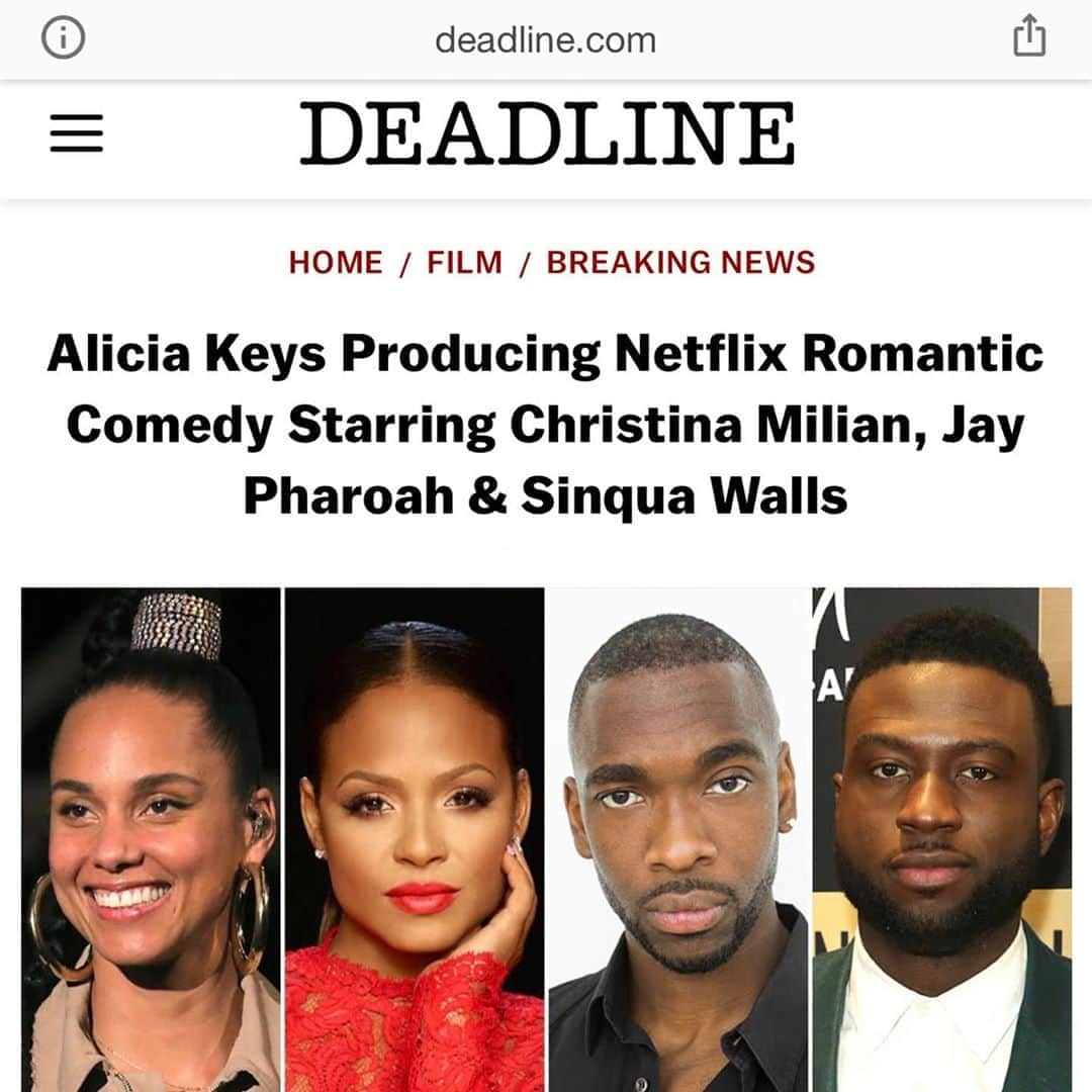 クリスティーナ・ミリアンさんのインスタグラム写真 - (クリスティーナ・ミリアンInstagram)「Excited to work on my next film project with @netflixfilm 🥰 Already loving our cast and with @aliciakeys producing we’re bound to make something everyone will love. I’m ready! #grateful  *check out @deadline for more.」8月12日 4時24分 - christinamilian