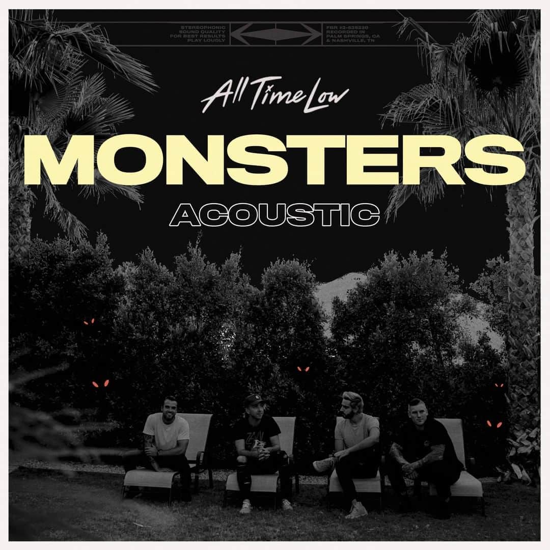 All Time Lowのインスタグラム：「Seriously…why do the monsters come out at night. We keep asking and nobody tells us. Stream the acoustic version out now and let us know.」