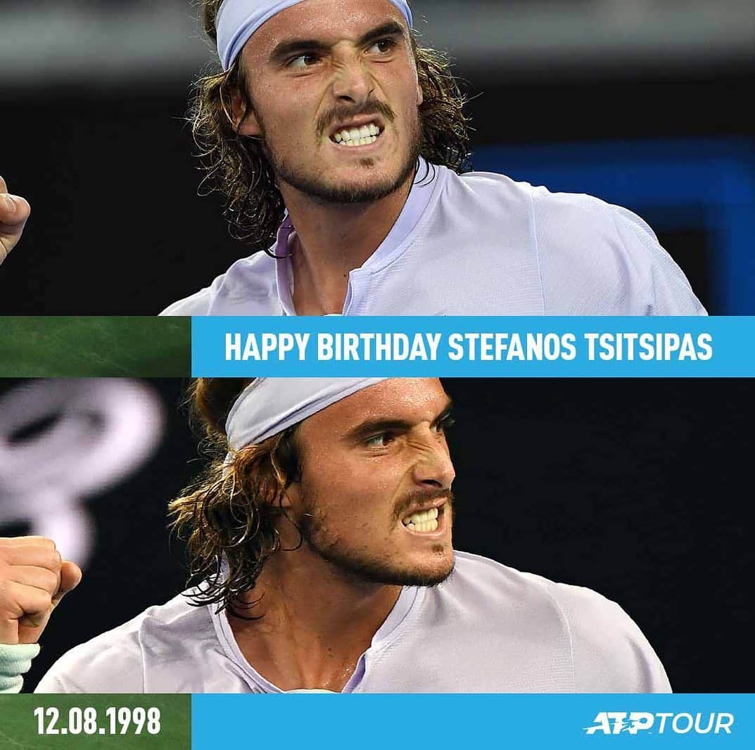 ATP World Tourさんのインスタグラム写真 - (ATP World TourInstagram)「Superstar Stef 🌟 Wishing you a happy birthday, @stefanostsitsipas98! 🥳」8月12日 16時31分 - atptour