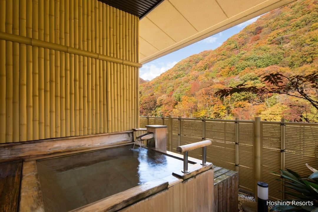 のインスタグラム：「. . 🚩Hoshino Resorts KAI Kawaji - Nikko,Tochigi . . [Kawaji Onsen Recommended Accommodation Facility "Hoshino Resorts KAI Kawaji"] . Kawaji Onsen is one of popular hot spring resorts in Nikko. Its hot spring water is said to be effective for prompt recovery of wounds and fatigue. Today, we introduce “Hoshino Resorts KAI Kawaji”, one of the accommodations of the Hoshino Resorts Group which are popular inside and outside Japan. With some rooms having private outdoor baths, this accommodation is ideal to relax and enjoy your vacation, away from the hustle and bustle of big cities. https://kai-ryokan.jp/en/kawaji/ . . #tochigi #nikko #星野リゾート界川治 #kawajionsen #hoshinoresort #hoshinoresortkai #onsen #japantrip #travelgram #tobujapantrip #unknownjapan #jp_gallery #visitjapan #japan_of_insta #art_of_japan #instatravel #japan #instagood #travel_japan #exoloretheworld #ig_japan #explorejapan #travelinjapan #beautifuldestinations #toburailway #japan_vacations #nikko_japan #hotspring」